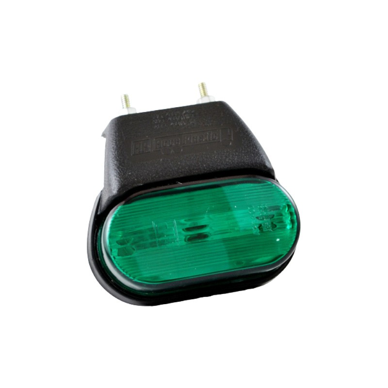 Imagen ilustrativa de Faro Delimitador lateral de lamp w5w. Cuenta con un anclaje de 2 bulon 3/16 x 3/4-tuerca/arandela