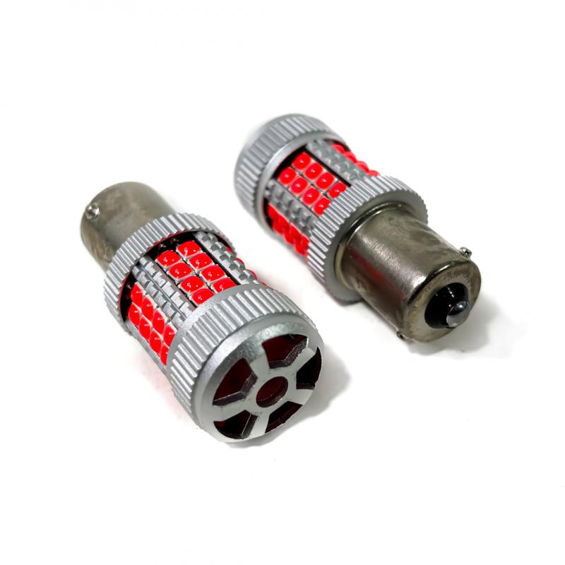 Imagen ilustrativa de LED SENALIZACION CREE 1156 / 1141 P21W COLOR ROJO - 24 WATTS SUPER CANBUS- 40 LED CREE - 12V/24V