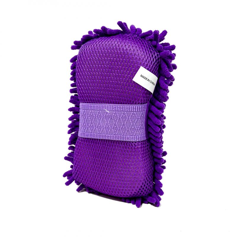 Imagen ilustrativa de ESPONJA CON ELASTICO ESPONJA CHENILLE VIOLETA