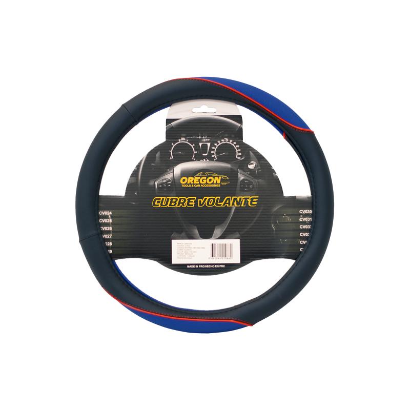 Imagen ilustrativa de CUERO SINTENTICOPREMIUM  NEGRO CON APOYA MANOS AZUL