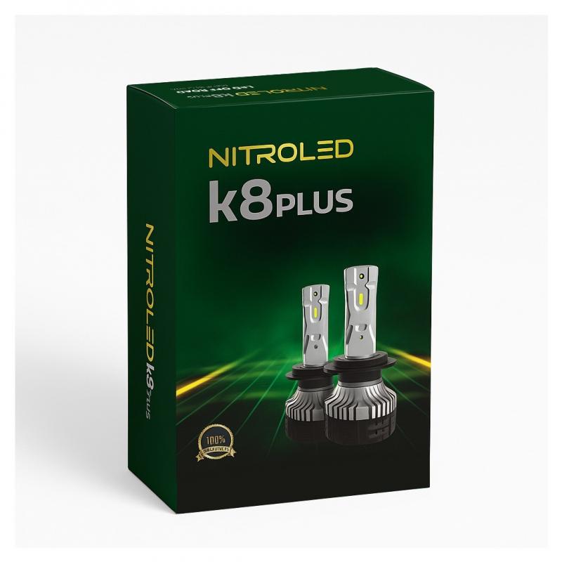 Imagen ilustrativa de KIT DE LED K8 PLUS PREMIUM SUPER CANBUS ALTA GAMA - 60000 LUMENS