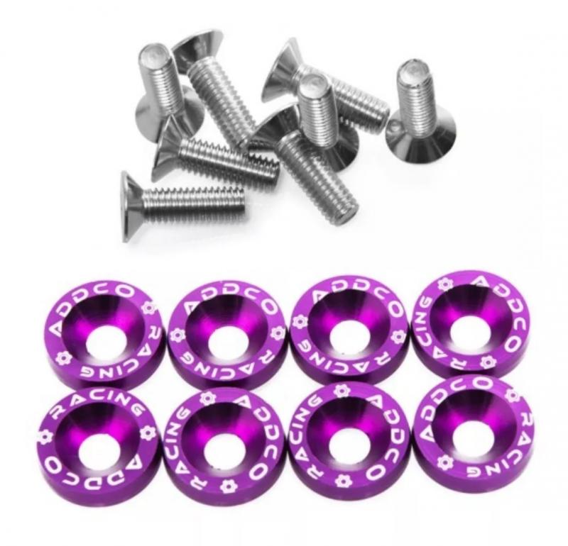 Imagen ilustrativa de ARANDELAS ANONIZADAS MOTO X 10 VIOLETA