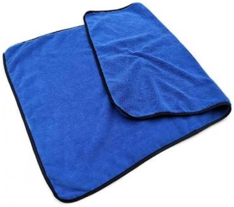 Imagen ilustrativa de PAÑO MICROFIBRA DOBLE PELO 60X40 500GMS PREMIUM AZUL