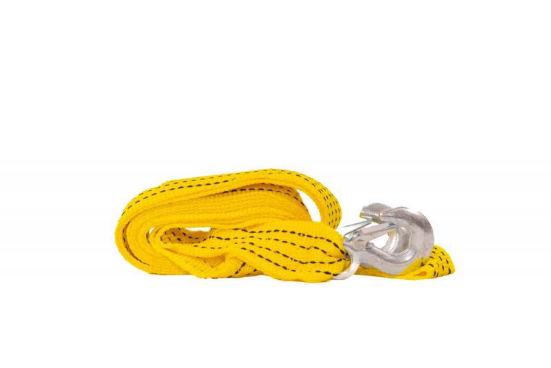 Imagen ilustrativa de SOGA DE REMOLQUE CON GANCHOS METALICOS 2 TON