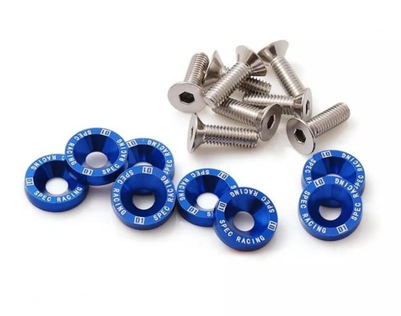 Imagen ilustrativa de ARANDELAS ANONIZADAS MOTO X 10 AZUL