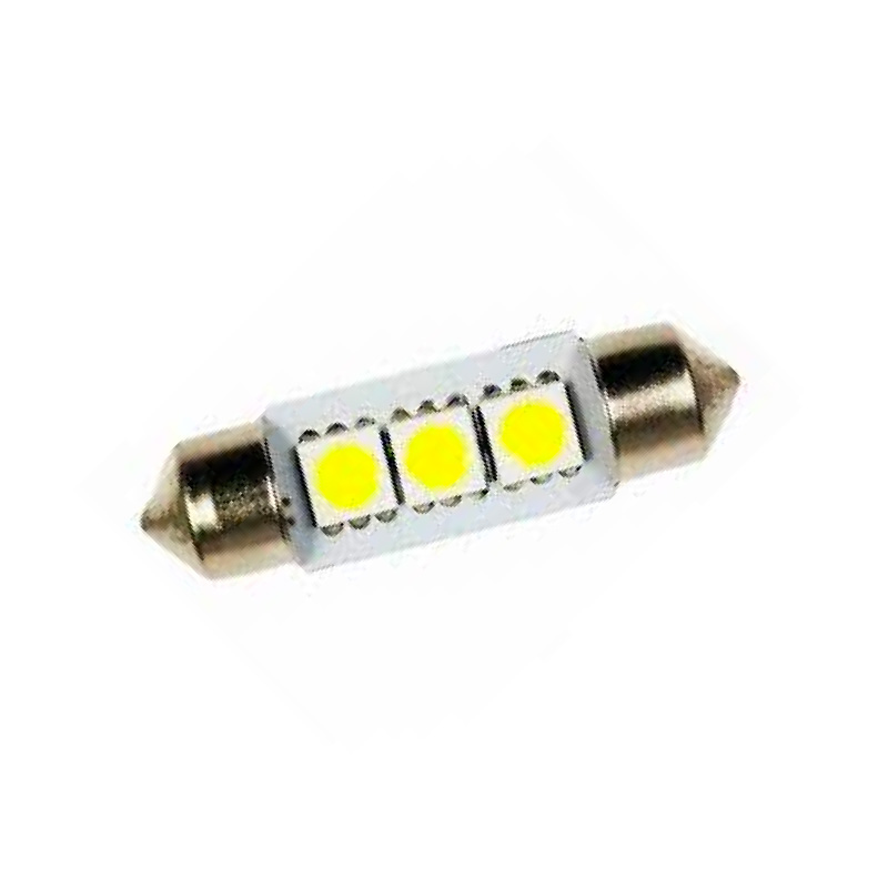 Imagen ilustrativa de LED TUBULAR 3 LED 39MM BLANCO 12V