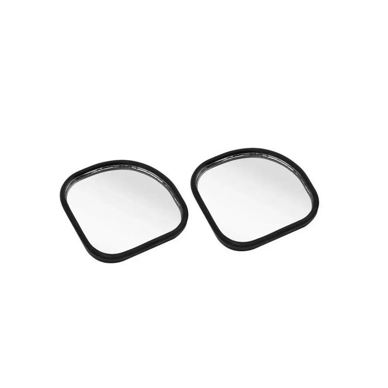 Imagen ilustrativa de ESPEJO PUNTO CIEGO 3"  SEMI CUADRADO BORDE PLASTICO NEGRO