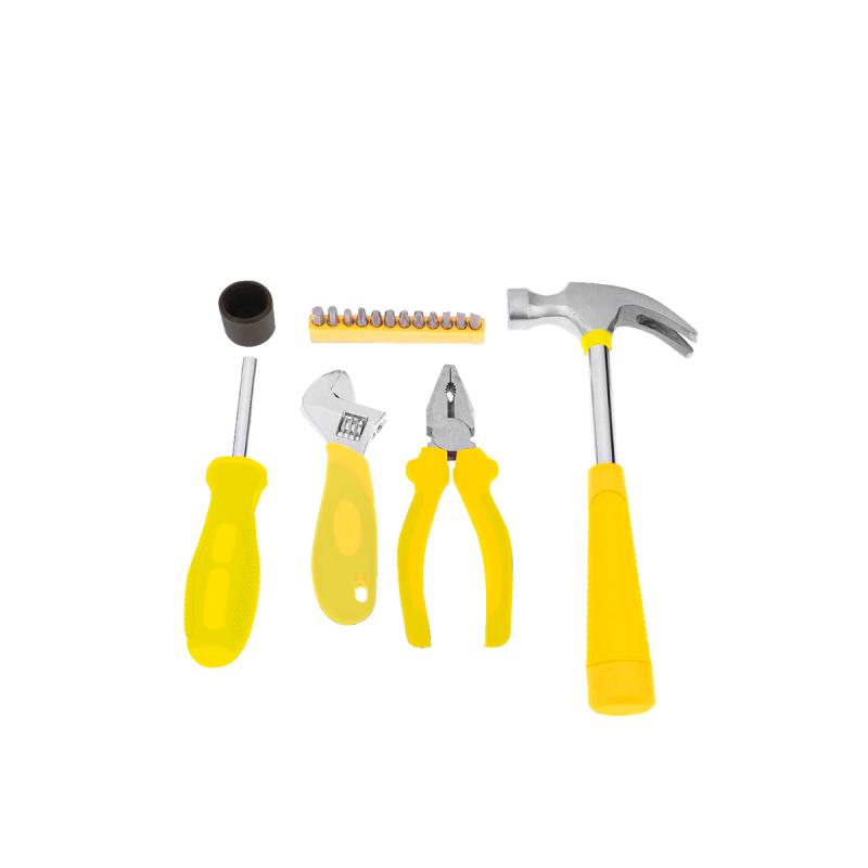 Imagen ilustrativa de KIT DE HERRAMIENTAS 4 EN 1 (MARTILLO, DESTORNILLADOR, PINZA, LLAVE FRANCESA)