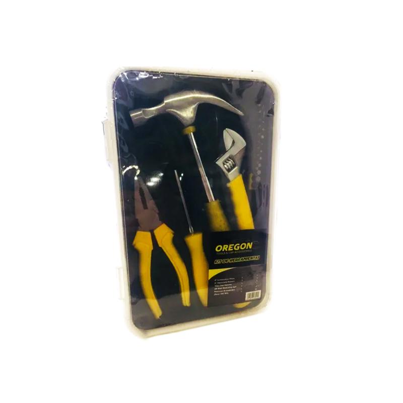 Imagen ilustrativa de KIT DE HERRAMIENTAS 4 EN 1 (MARTILLO, DESTORNILLADOR, PINZA, LLAVE FRANCESA)