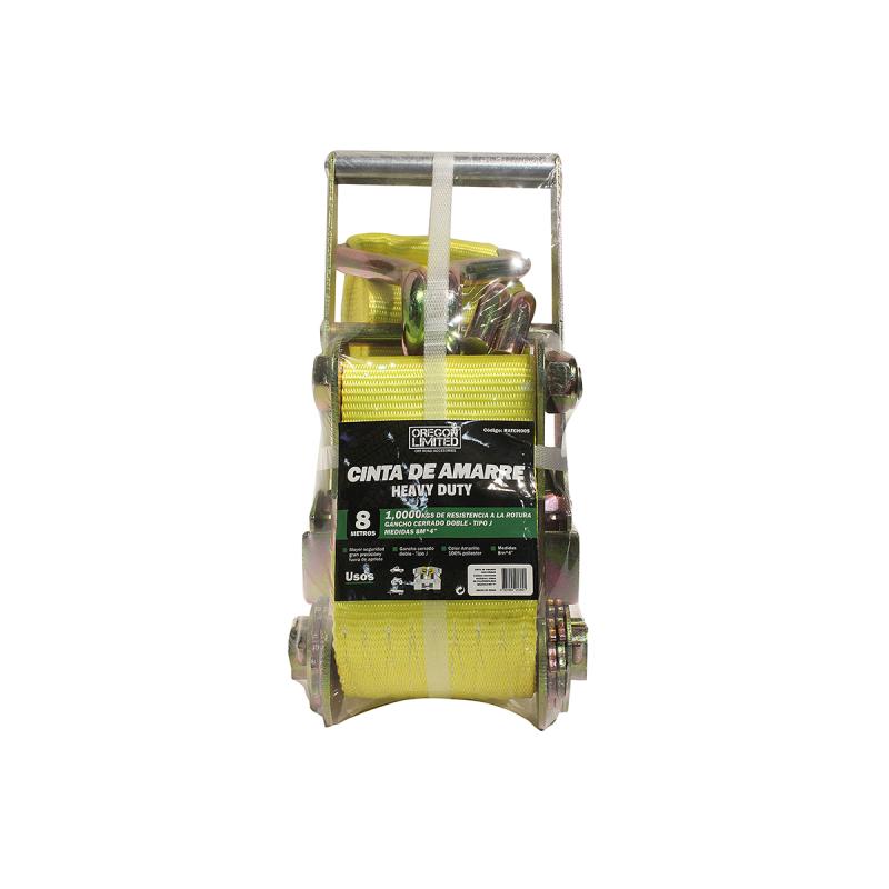 Imagen ilustrativa de 1 pieza HEAVY DUTY de 8 metros de largo x 10.2 cm de ancho. Capacidad 10000 kgs