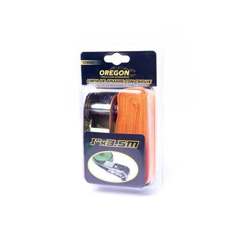 Imagen ilustrativa de CINTA DE AMARRE CON CRIQUE 1" x 3,5 METROS  (1 PIEZA)