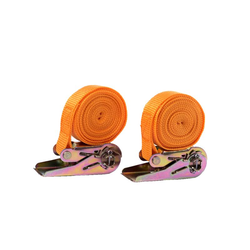 Imagen ilustrativa de CINTA DE AMARRE CON CRIQUE 1" x 3,5 METROS  (2 PIEZAS)