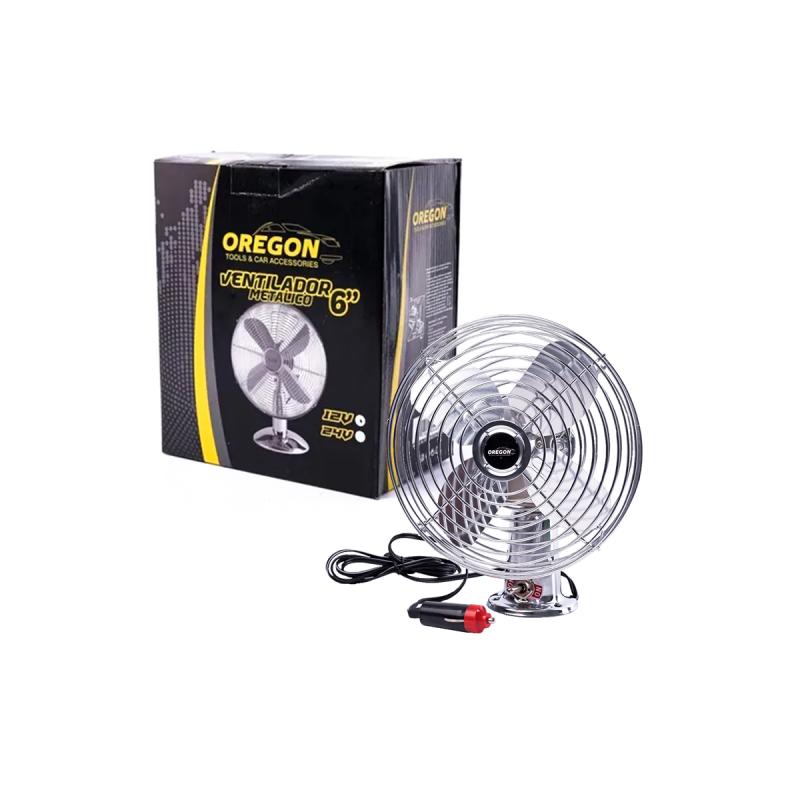 Imagen ilustrativa de VENTILADOR METALICO 6" 12V UNIVERSAL REFORZADO