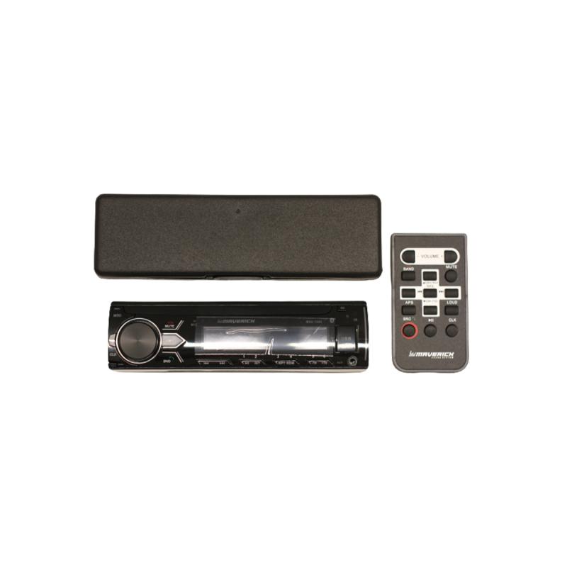 Imagen ilustrativa de 1 DIN CON BLUETOOTH, AUX, MP3, AM / FM, FRENTE DESMONTABLE, ESTUCHE CONTROL REMOTO, TARJETA SD,