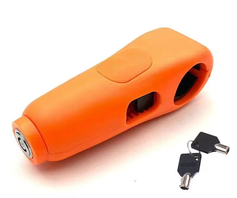 Imagen ilustrativa de ALARMA PARA MOTO UNIVERSAL PARA FRENOS DE VOLANTE COLOR NARANJA