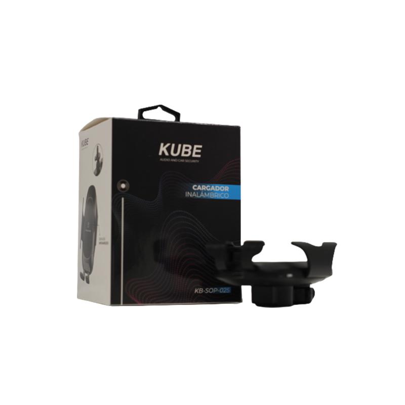 Imagen ilustrativa de CARGADOR Y SOPORTE PARA CELULAR INALAMBRICO CON ENGANCHE A REJILLA DE AIRE ACONDICIONADO O SOPAPA PARA VIDRIO / TABLERO E INTERFACE MICRO USB