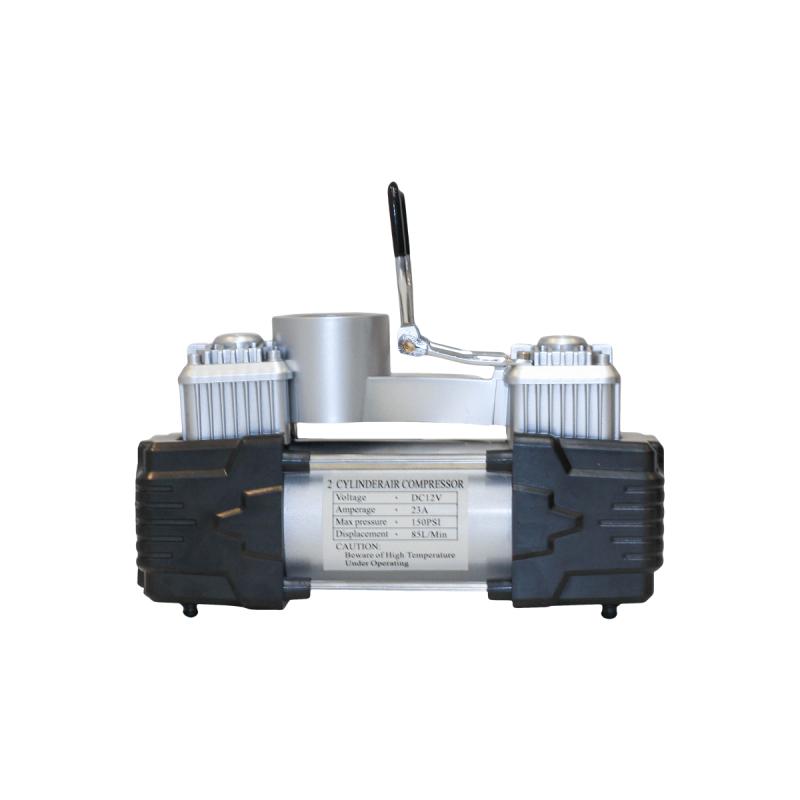 Imagen ilustrativa de COMPRESOR DE AIRE 12, 150 PSI (COM002) CON VALIJA PLASTICA Y JUEGO DE HERRAMIENTAS