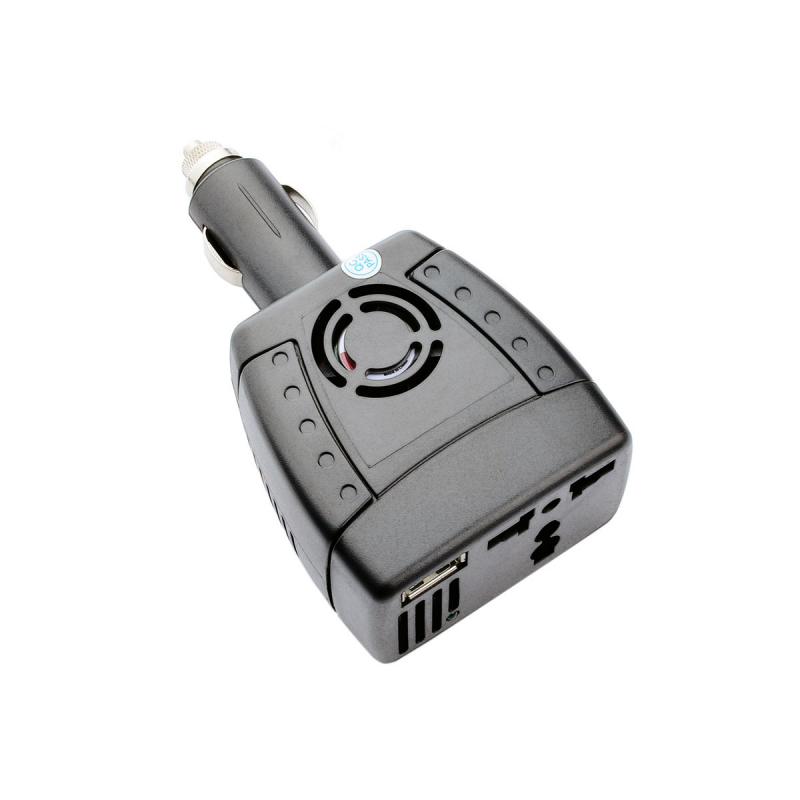 Imagen ilustrativa de CARGADOR USB CON MULTIADAPTADOR 12V / 24V OUTPUT 5V - 1000MA NEGRO