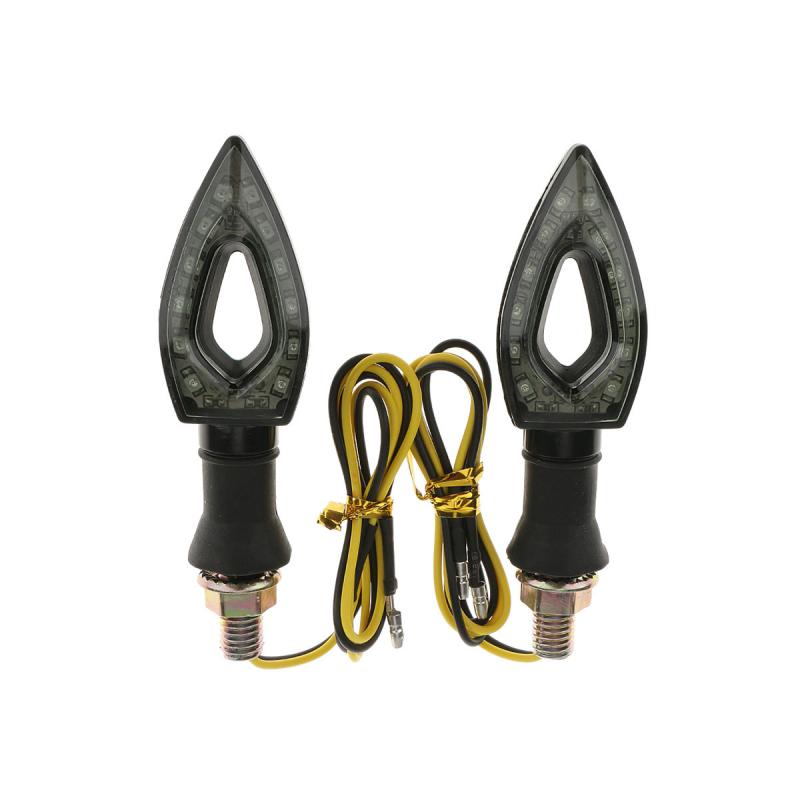 Imagen ilustrativa de FARO DE GIRO UNIVERSAL AMBAR 12V 5W 1500 LUX JUEGO 2 UNIDADES.