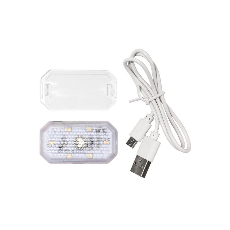 Imagen ilustrativa de RECARGABLE USB 6 LED CREE AUTOADHESIVO COLOR AZUL FRIO