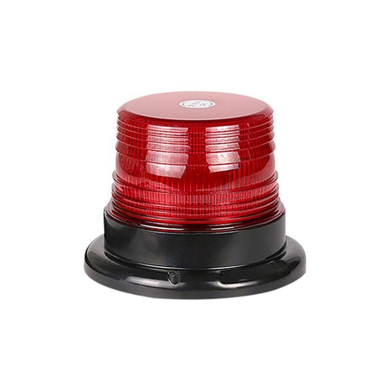 Imagen ilustrativa de BALIZA GIRATORIA LED 12V - 24V COLOR ROJO CON CONEXION A TOMA 12V