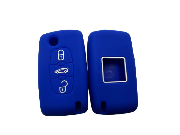 Imagen ilustrativa de PEUGEOT 3 BOTONES NAVAJA 307 - 408 BLUE