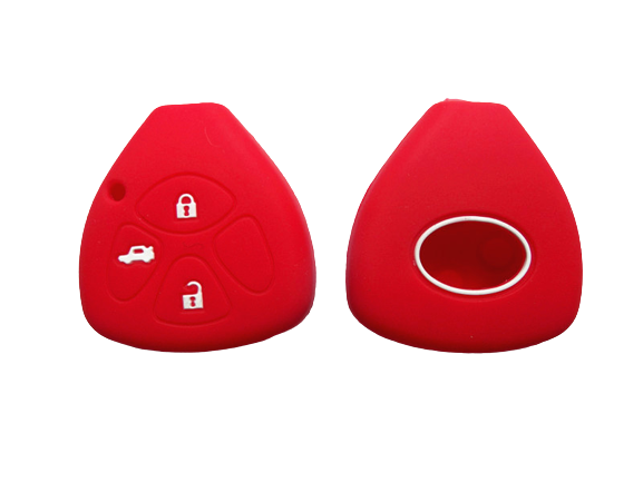 Imagen ilustrativa de TOYOTA 3 BOTONES COROLLA - HILUX- SW4 - RAV4 - ETIOS RED