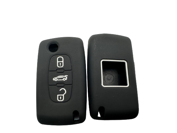 Imagen ilustrativa de PEUGEOT 3 BOTONES NAVAJA 307 - 408 BLACK