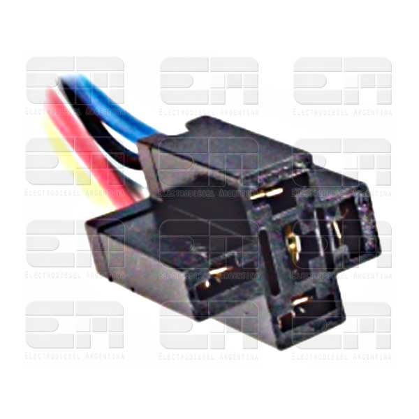 Imagen ilustrativa de Ficha Mini Relay (5 Vias. Cable 2 mm.)
