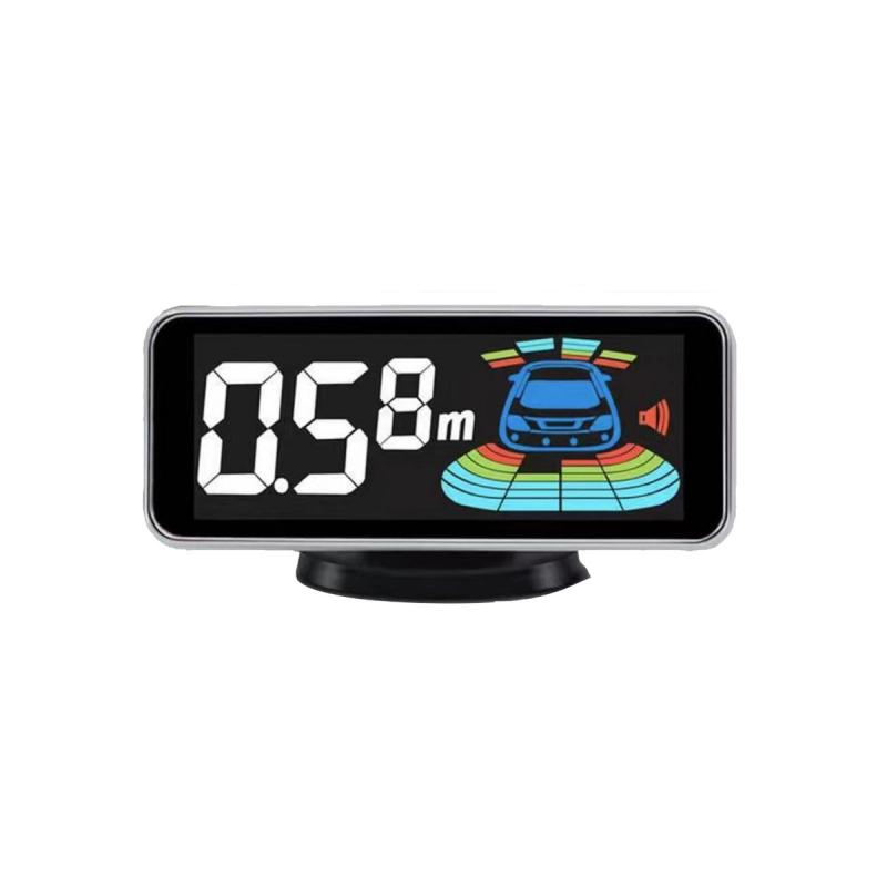 Imagen ilustrativa de NEGRO - 8 PIEZAS (4 DELANTERAS Y 4 TRASERAS) CON DISPLAY ELECTRONICO CON DISTANCIA NUMERICA Y GRAFICA