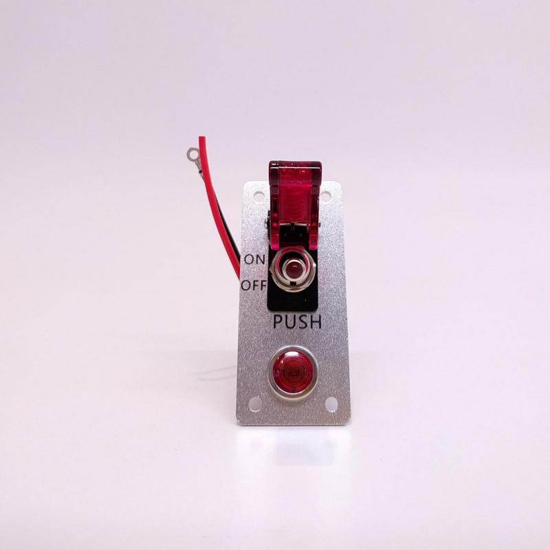 Imagen ilustrativa de PANEL DE INTERRUPTOR DE PALANCA PARA AUTO DE CARRERAS VOLTAJE DE ENTRADA: 12V-24V