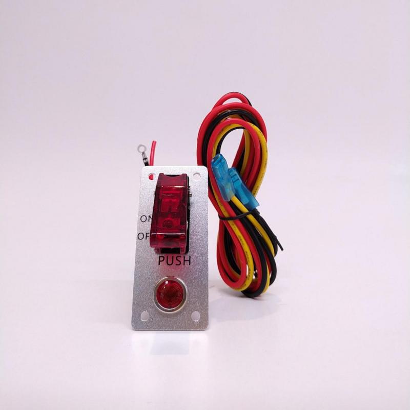 Imagen ilustrativa de PANEL DE INTERRUPTOR DE PALANCA PARA AUTO DE CARRERAS VOLTAJE DE ENTRADA: 12V-24V