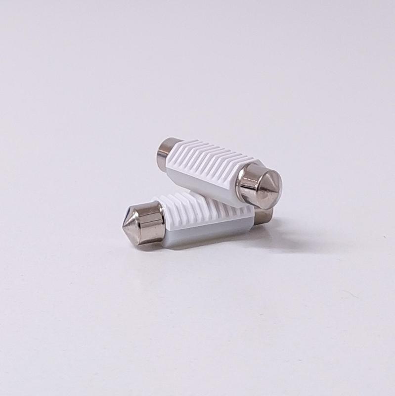 Imagen ilustrativa de BLISTER X 2 TUBULAR - FESTOON LED CERAMIK 5630 39MM CANBUS BLANCO 12V BLISTER X 2 UNIDADES