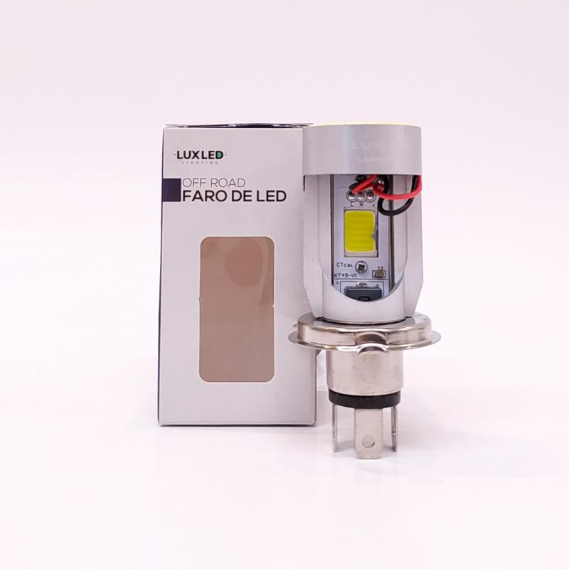 Imagen ilustrativa de LAMPARA H4 LED BLANCO, CON OJO DE ANGEL BLANCO USO RECOMENDADO 12V 30 WATTS