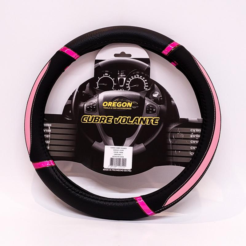 Imagen ilustrativa de MODELO DAYTONA CUERO SINTENTICO NEGRO / ROSA 38*8.2CM 25 UNIDADES POR CAJA