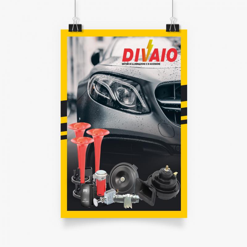 Imagen ilustrativa de POSTER PUBLICITARIO MARCA DIVAIO