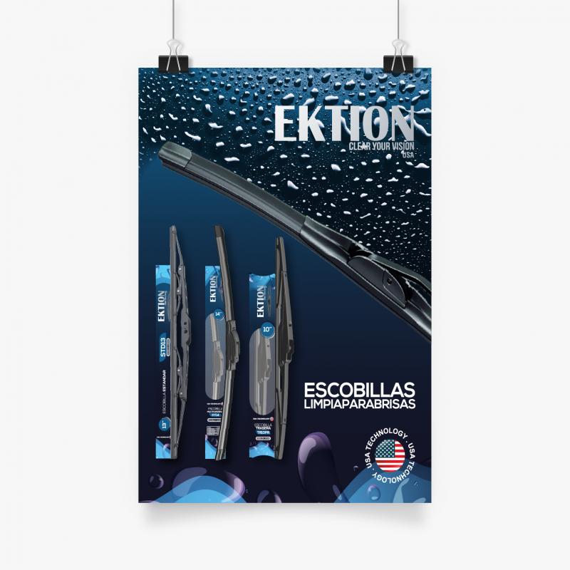 Imagen ilustrativa de POSTER PUBLICITARIO MARCA EKTION