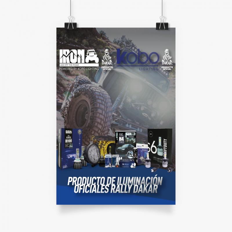 Imagen ilustrativa de POSTER PUBLICITARIO MARCA KOBO