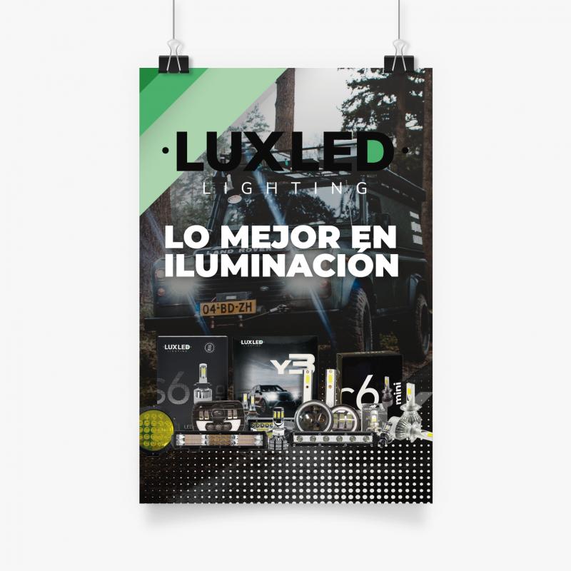Imagen ilustrativa de POSTER PUBLICITARIO MARCA LUXLED