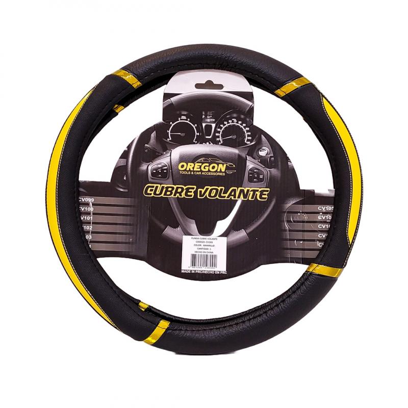 Imagen ilustrativa de MODELO DAYTONA CUERO SINTENTICO NEGRO / AMARILLO 38*8.2CM 25 UNIDADES POR CAJA