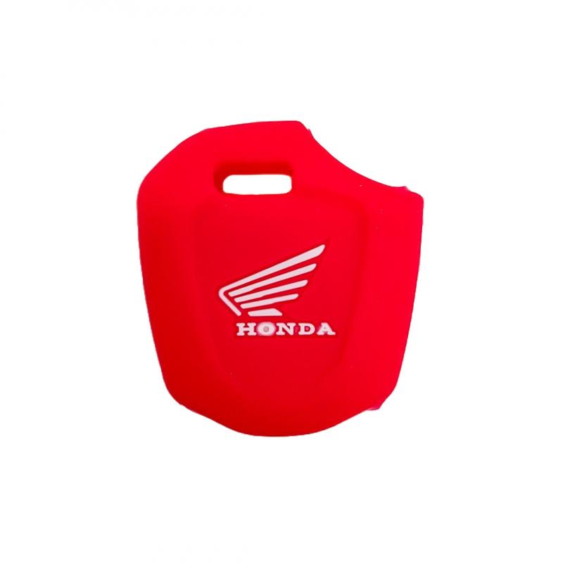 Imagen ilustrativa de CUBRE LLAVE DE SILICONA HONDA MOTOS - COLOR ROJO