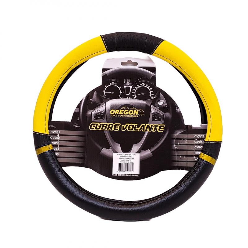 Imagen ilustrativa de MODELO NASCAR CUERO SINTENTICO NEGRO / AMARILLO 38*8.2CM 25 UNIDADES POR CAJA