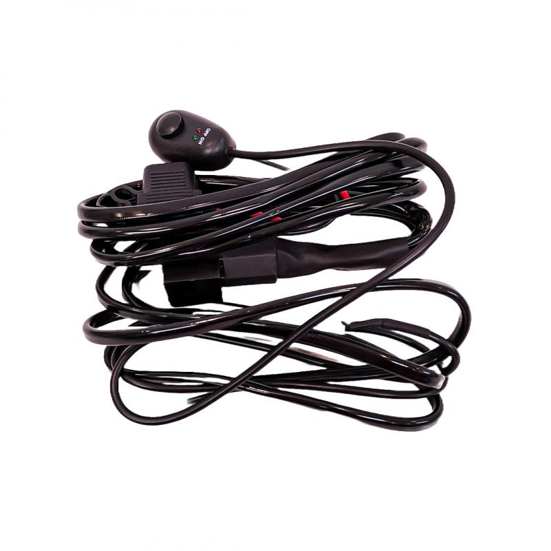 Imagen ilustrativa de KIT DE CABLEADO DE INSTALACION PARA FAROS, BARRAS Y FAROS AUXILIARES POTENCIA HASTA 180W, CABLE DE 2 METROS CANTIDAD POR CAJA MASTER 70
