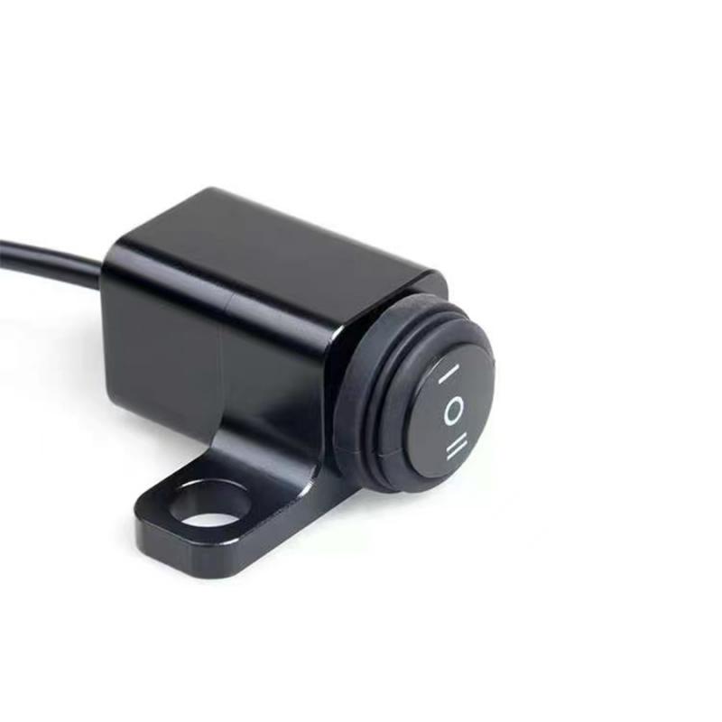 Imagen ilustrativa de TECLA ON / OFF 2 POSICIONES PARA MANUBRIO DE MOTO 12V