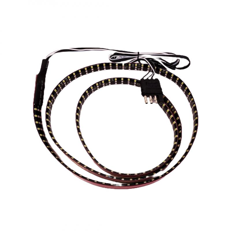 Imagen ilustrativa de TIRA DE LED AUTOADHESIVA PREMIUM PARA SEÑALIZACION DRL COLOR ROJO 3 CHIP - 1,5M POSICIÓN/GIRO/STOP Y MARCHA ATRÁS