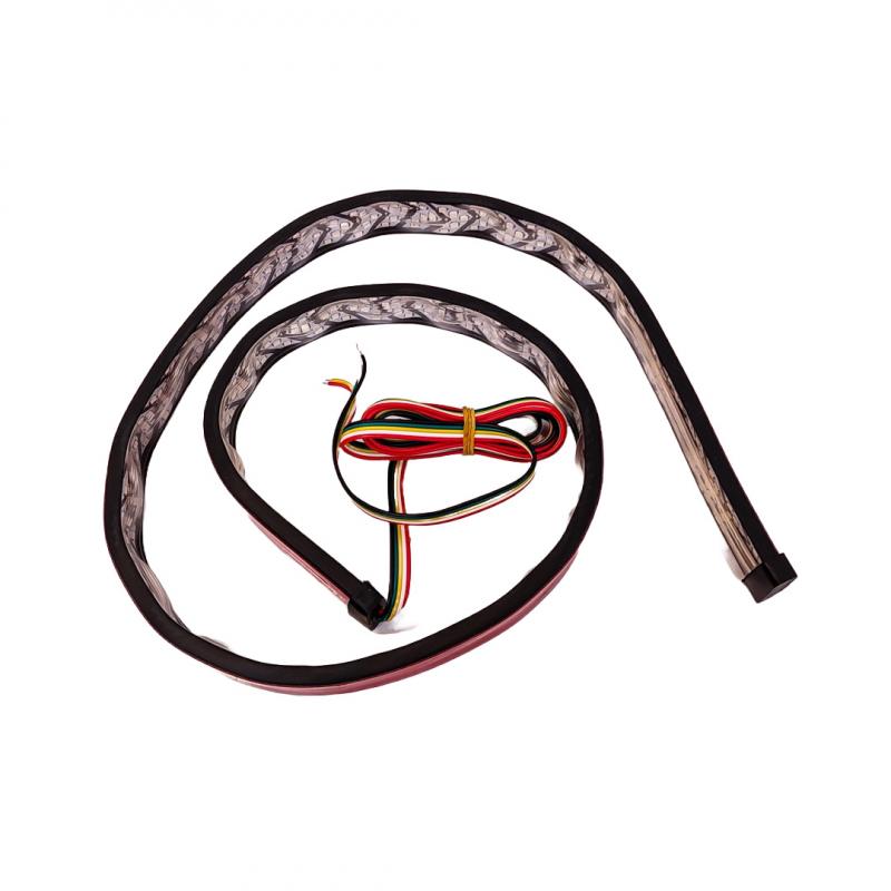 Imagen ilustrativa de TIRA DE LED AUTOADHESIVA PREMIUM PARA SEÑALIZACION DRL COLOR ROJO FLECHA - 1,2M