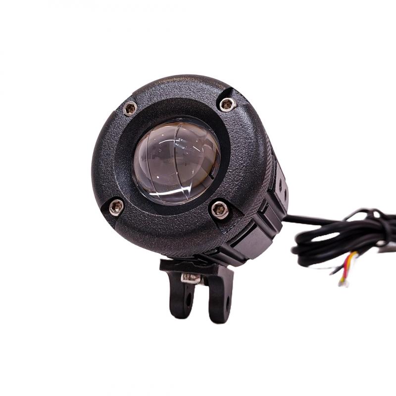 Imagen ilustrativa de LUZ LED BLANCA Y AMBAR ESTABLE CON CAMBIO DE LUZ 9V-36V 1 LED - 18 WATTS - JUEGO DE 2 UNIDADES MEDIDAS 105*55(mm)