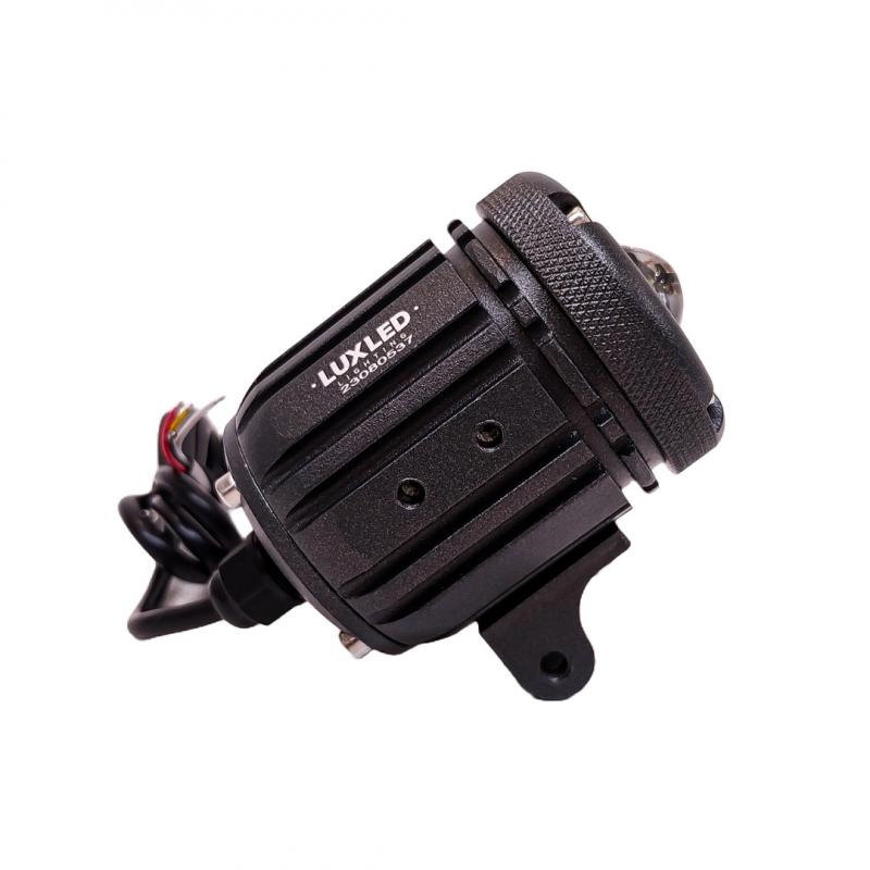 Imagen ilustrativa de LUZ LED BLANCA Y AMBAR ESTABLE CON CAMBIO DE LUZ 9V-36V 1 LED - 18 WATTS - JUEGO DE 2 UNIDADES MEDIDAS 105*55(mm)