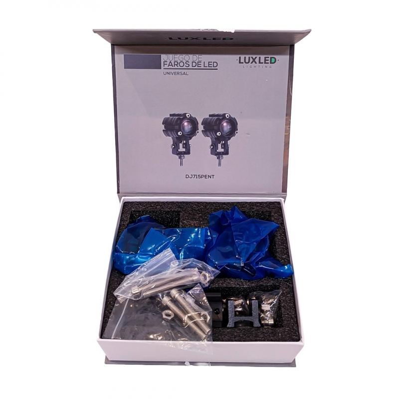 Imagen ilustrativa de LUZ LED BLANCA Y AMBAR ESTABLE CON CAMBIO DE LUZ Y FUNCION FLASH 9V-36V 1 LED - 18 WATTS - JUEGO DE 2 UNIDADES MEDIDAS 64.5 * 66 * 48 (mm)