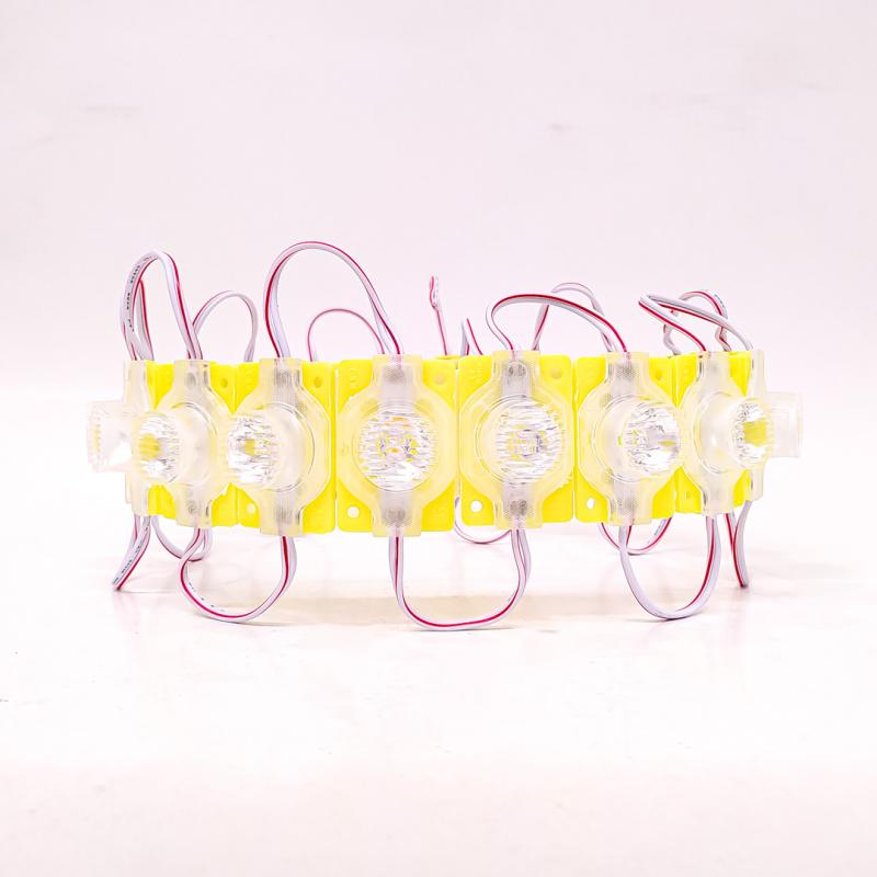 Imagen ilustrativa de 1 LED SMD CON LUPA AUTOADHESIVO 12V COLOR AMBAR 4,5CM X 3CM